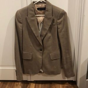 Zara Khaki Colored Blazer Size XS